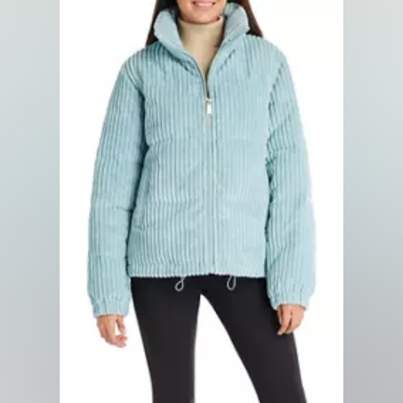 Koolaburra by UGG Corduroy Puffer Jacket in Mint - Women's Size XL - Picture 6 of 14